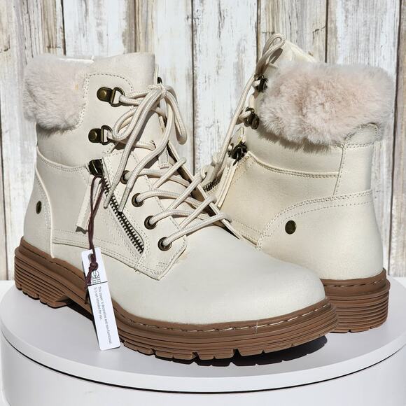 Cliffs by WHITE MOUNTAIN Shoes - NEW - Cliffs by White Mountain Women's Powell Collar Ankle Boots - Size 11